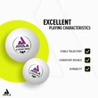 Снимка 5/6 -Комплект топчета за пинг-понг, 24 бр. бели – JOOLA 3-STAR PRO 40+