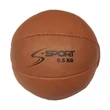 Снимка 3/3 -S-SPORT CLASSIC Кожена медицинска топка, 0,5 кг