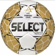 Снимка 1/2 -Хандбална топка Select Ultimate EHF Шампионска лига реплика V23 бяло/златно, размер 3