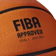 Снимка 3/5 -Състезателна баскетболна топка за зала, размер 7 - WILSON EVO NXT FIBA GAME BALL