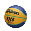 Снимка 1/2 -Юношеска тренировъчна баскетболна топка 3x3, за открито/закрито - WILSON FIBA 3X3 JUNIOR BALL
