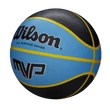 Снимка 2/2 -Гумена баскетболна топка, размер 7, за открито/закрито - WILSON MVP 295 BLUE