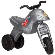 Детско моторче за бутане с крака, сребристо SUPER BIKE 4 MAXI - 143