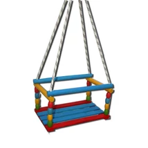 Дървена люлка, цветна S-SPORT