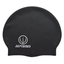 Силиконова шапка за плуване, черна - NEPTUNUS ATLAS