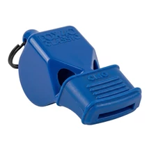 Синя свирка с щадящ зъбите накрайник FOX40 CLASSIC CMG SAFETY BLUE