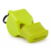Неоново жълта свирка с щадящ зъбите накрайник FOX40 CLASSIC CMG SAFETY NEON YELLOW