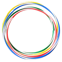 Гимнастически обръч / хула-хуп обръч, пластмасов, 80 см S-SPORT ECONOMY