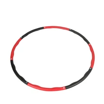 S-SPORT Масажиращ хулахоп / гимнастически обръч, 100 см ЧЕРВЕН