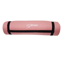 S-SPORT постелка за йога / фитнес постелка, дебела, цвят малва