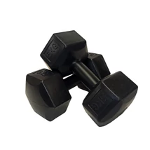 S-SPORT PVC ръчни гири, шестоъгълни 2x5 кг