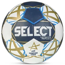 Хандбална топка Select Ultimate EHF Шампионска лига Реплика V25 синьо/бяло размер 2
