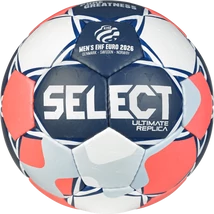Хандбална топка Select Ultimate EHF Европейска лига Реплика V26 синьо/червено размер 0