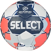 Състезателна хандбална топка Select Ultimate EHF Европа Лига V26 синьо/червено размер 3