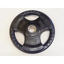 Тежестен диск, 31 мм, гумиран, 5 кг S-SPORT