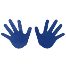 Цветните гумени форми, които могат да се поставят на пода, позволяват по игрови начин да се развиват координацията око–ръка и чувството за баланс. Интересът на децата се привлича от гумената релефна повърхност, а благодарение на напълно гладката противопл