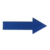 Гумена подова маркировка, синя стрелка - TREMBLAY