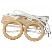 Гимнастически комплект с детски гимнастически халки, дървен S-SPORT