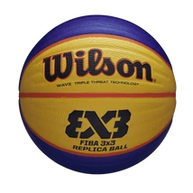 Официална реплика на мачова топка 3x3, за употреба на открито/закрито, размер 6 - WILSON FIBA 3X3 REPLICA