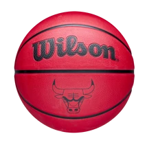 Баскетболна топка за открито, размер 5 - WILSON NBA TEAM TRIBUTE SOLID - CHICAGO BULLS