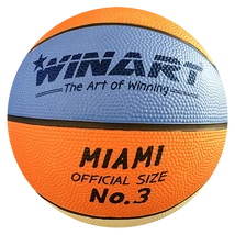 Мини баскетболна топка, размер 3 WINART MIAMI