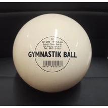 Гимнастическа / ритмична топка Бяла 17,5 см PLASTO