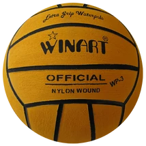 Топка за водна топка за деца, размер 3, жълта WINART