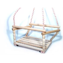 Дървена люлка, натурална S-SPORT