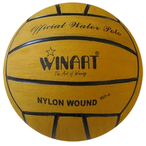 Топка за водна топка, юношеска, размер 4, жълта WINART