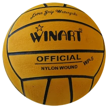 Топка за водна топка, размер 5, жълта WINART