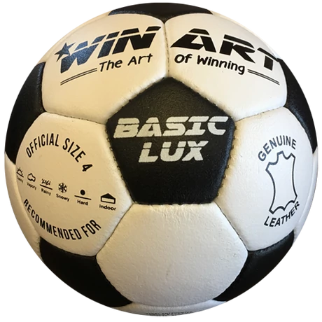 Кожена футболна топка, размер 4 WINART BASIC LUX – S-Sport