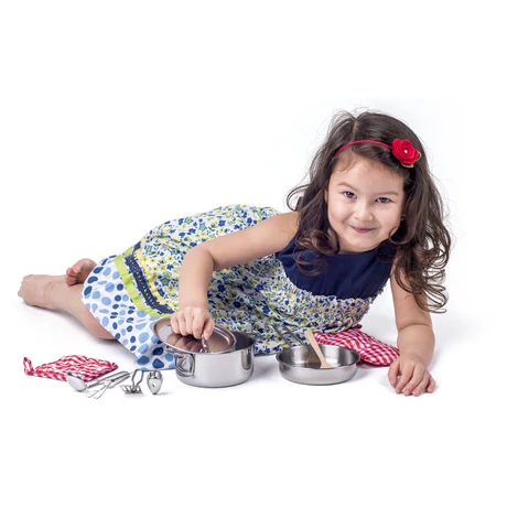 Комплект метални съдове - WOODY 91879