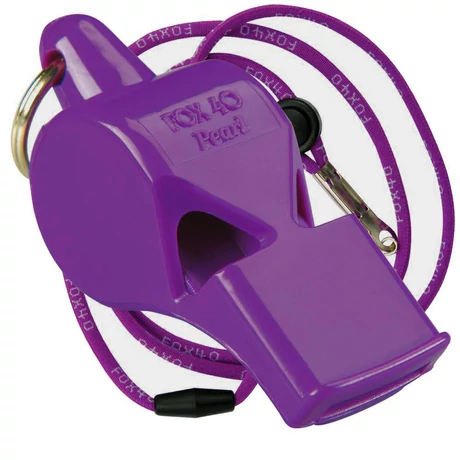 Свирка + шнур FOX 40 PEARL лилава