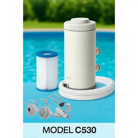 Филтърна помпа с хартиен филтър - INTEX 26604 - S-Sport.bg
