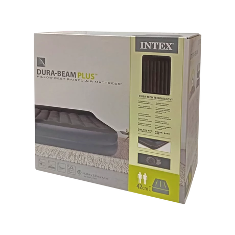 Надуваемо легло за гости с компресор INTEX– S-Sport