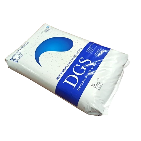 Стъклен филтърен пълнеж за пясъчен филтър, 25 кг DGS
