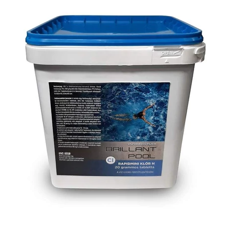 Rapidmini хлорна таблетка, 5 кг BRILLANT POOL