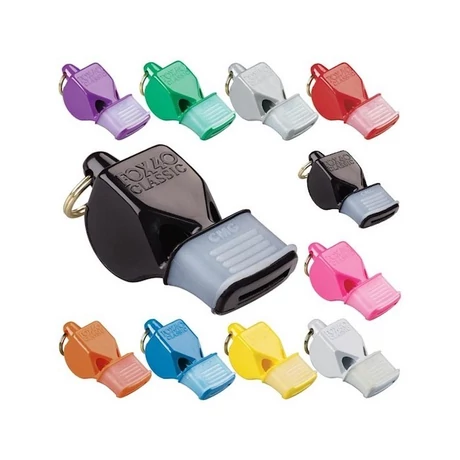 Свирка с протектор за зъби, черна FOX 40 CMG