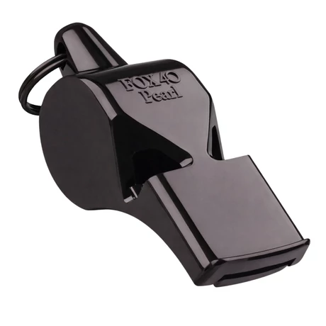 Черен съдийски сигнален свирка FOX40 PEARL OFFICIAL BLACK