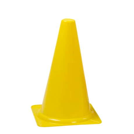 Затворен гъвкав буй, 23 см, жълт S-SPORT