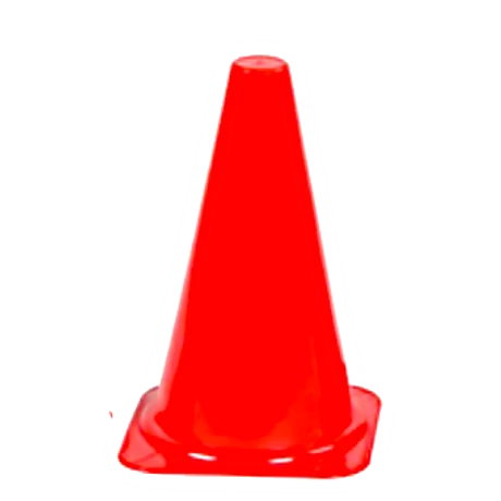 Затворен гъвкав буй, 23 см, червен S-SPORT