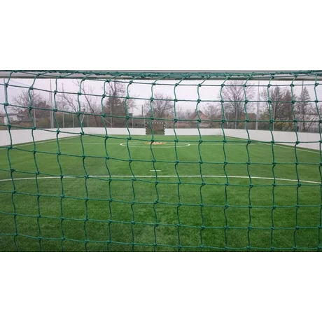 Хандбална мрежа за врата MLSZ, с дебелина на нишката 4 мм, с размер на окото 8 см, 3x2 м S-SPORT GREEN