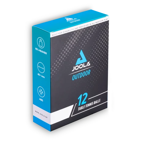 Топчета за пинг-понг за игра на открито (12 бр.) JOOLA OUTDOOR 40+