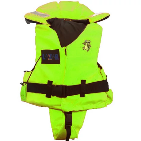Спасителна жилетка, детска 0-15 кг, неонозелена - S-SPORT