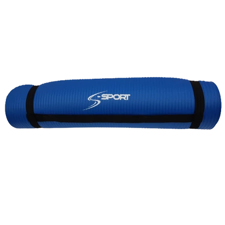 S-SPORT Йога постелка / фитнес постелка, дебела, синя