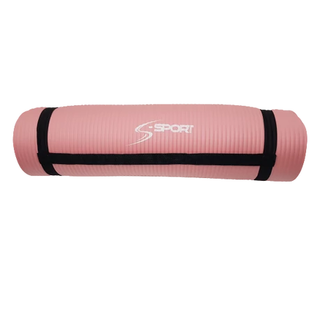 S-SPORT постелка за йога / фитнес постелка, дебела, цвят малва