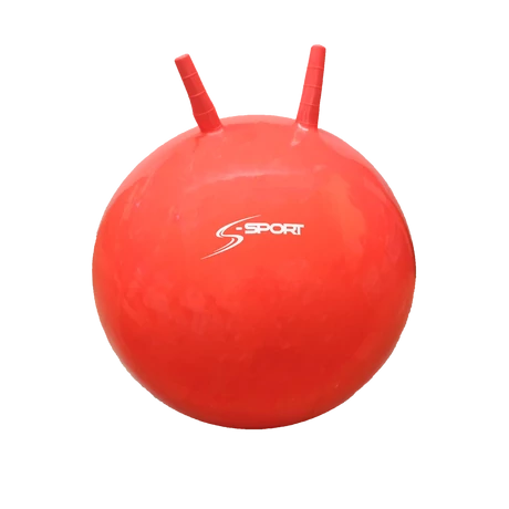 Скачаща топка, 55 см, червена - S-SPORT