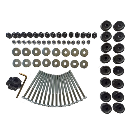 Комплект фиксиращи винтове за стълб на батут, 16 бр. S-SPORT