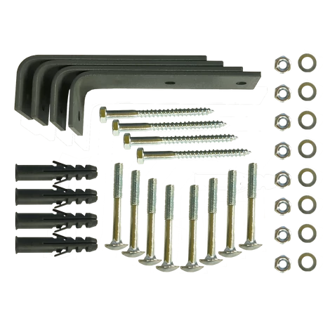 Комплект за закрепване на шведска стена за детска градина (крепеж) S
