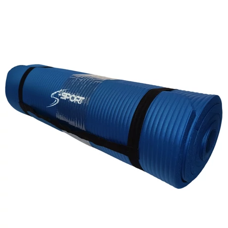 S-SPORT постелка за йога / фитнес постелка, екстра дебела, синя